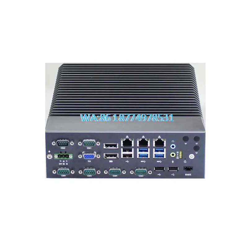 كمبيوتر صناعي مدمج صغير بدون م - مراجعة Fanless Industrial Pc Rs485 Core I7 وسعره